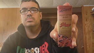 Flying monkey limited edition heavy hitter blend strawnana.  thc o plus delta 8 disposable