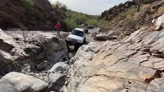 Athlete Statistics Chevy Tracker/Suzuki Grand Vitara climbing firehole on Woodpecker Trail