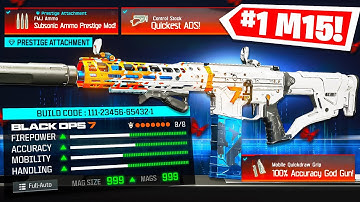 BO7 SUBSONIC PRESTIGE MOD 🔥 #1 "M15 MOD 0" CLASS SETUP in BLACK OPS 7 (Best M15 Loadout Meta Build)