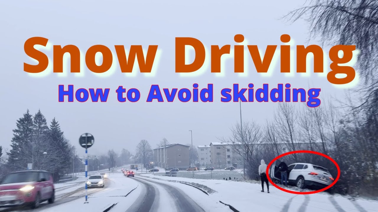 Вот как машины теряют управление в снегу!