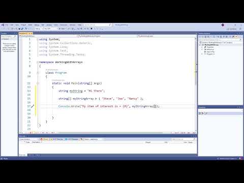 CTI | First C# for Crestron: Initialize an Array