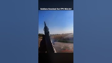 Soldier Shoots Down FPV Drone with a Shotgun!