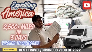 Sprinter van business 2500 miles coast to coast in 3 days! How much money did I make after expenses?