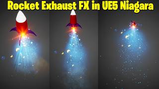 Rocket Exhaust FX in UE5 Niagara Tutorial | Download Files