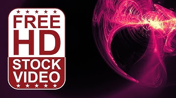 Free Stock Videos – abstract colorful purple ethereal waves particles on black background 2D