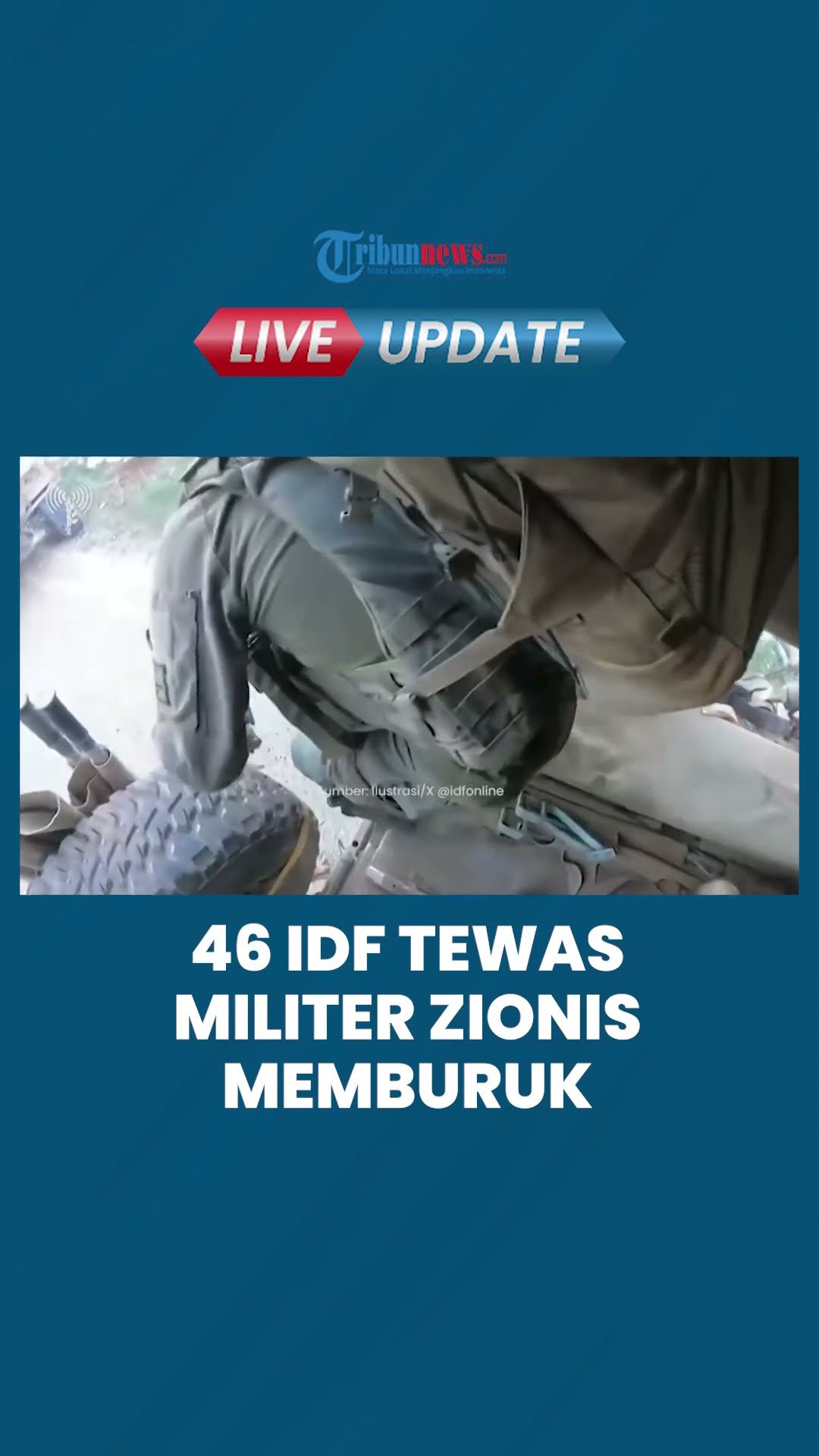 46 Tentara Israel Tewas, Operasi Militer Zionis di Gaza Utara Bobrok: Biaya Perang Sangat Tinggi