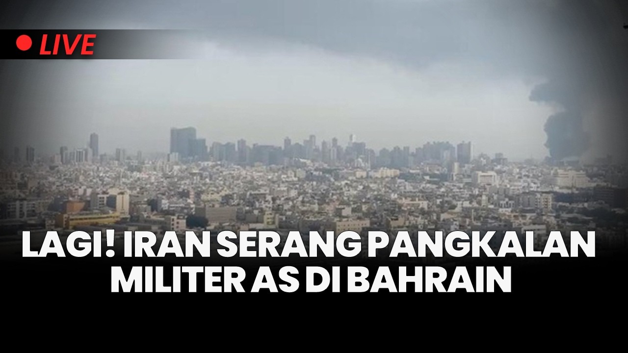🔴Lagi! Iran Serang Pangkalan Militer AS di Bahrain, Markas Komando Hancur