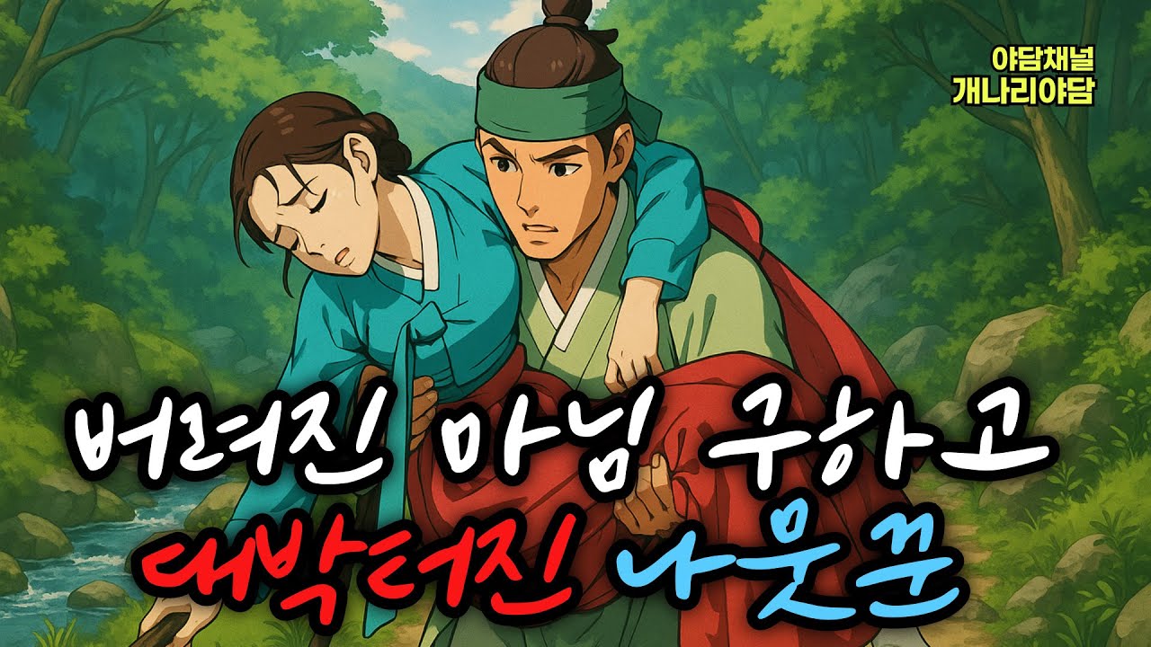 소박맞은 별당마님의 생명을 구해준 나뭇꾼 선비가 받은 천복/야담/민담/설화/전설/조선야담