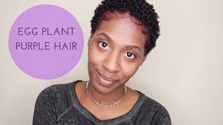 HOW TO: Eggplant PURPLE HAIR TUTORIAL | Adore 186 Rich Eggplant
