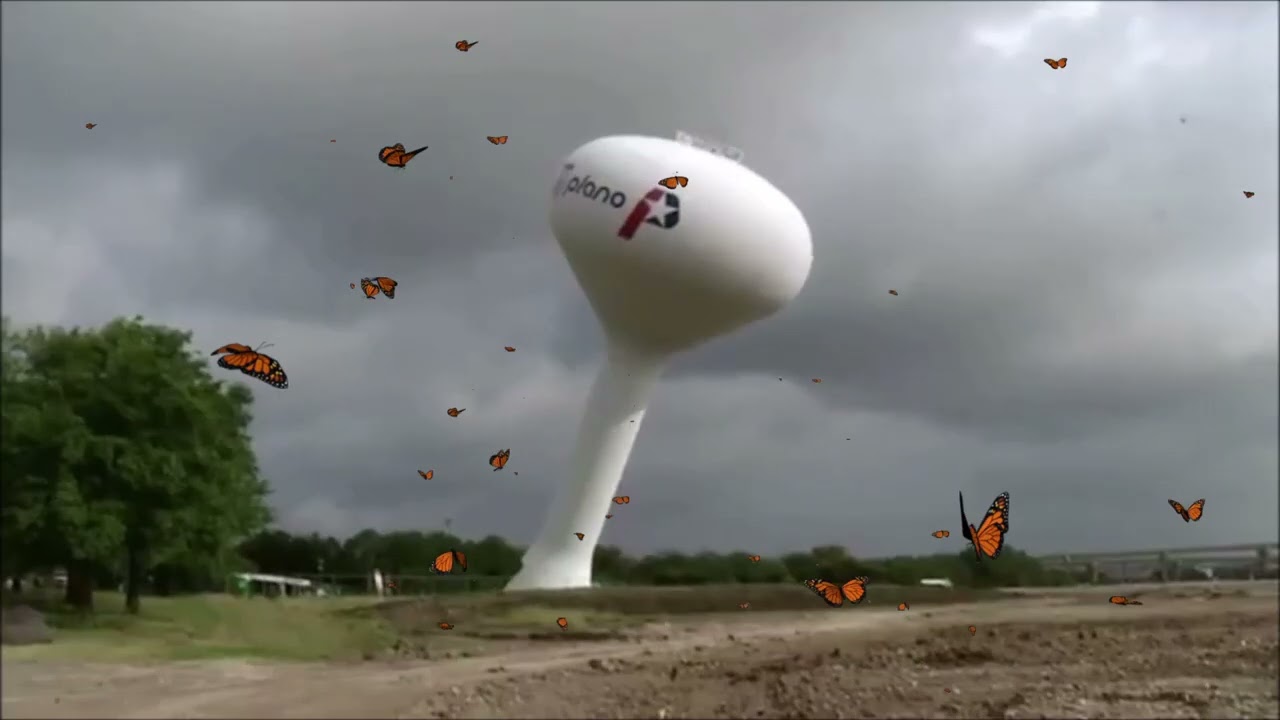 demolition with butterfly