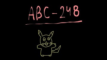 Atcoder Beginner Contest - 248 ( Problem 