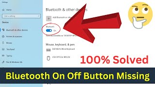 Celebrity Fix Bluetooth On Off Button Is Missing Windows 10 | Bluetooth Not Working On Windows 10 PC/Laptop Net Worth