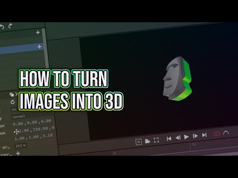 HOW TO TURN IMAGE INTO 3D ON PANZOID CM3 / PZP