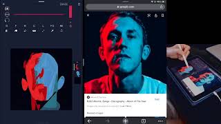 RJD2 Digital Painting Portrait | HEAVYPAINT 198 screenshot 5