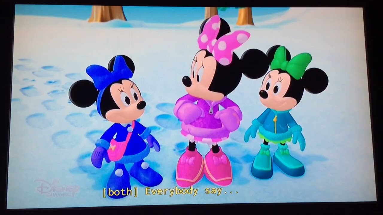 Minnie-Rella & Minnie's Winter Bow Show Everybody Say Oh Quoodles