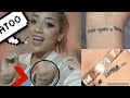 talking about my secret tattoo + why i got it