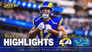 Rams' Top Plays vs. Lions: Matthew Stafford's Best Throws, Puka Nacua's Big Catches & More