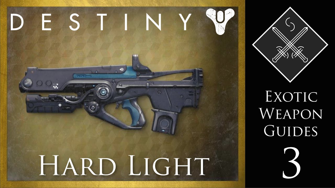 Destiny Exotic Weapon Guides - Hard Light Exotic Auto Rifle - YouTube