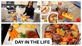 VLOG | Get Ready With Me, Beef Stew & Making Habichuelas Con Dulce For The First Time