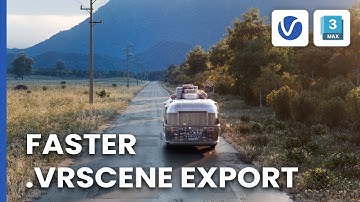 Export .vrscenes with lots of scattering data up to 20x faster