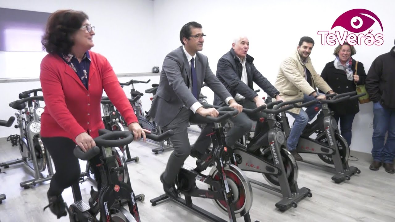 Inauguración del gimnasio de Viso del Marqués