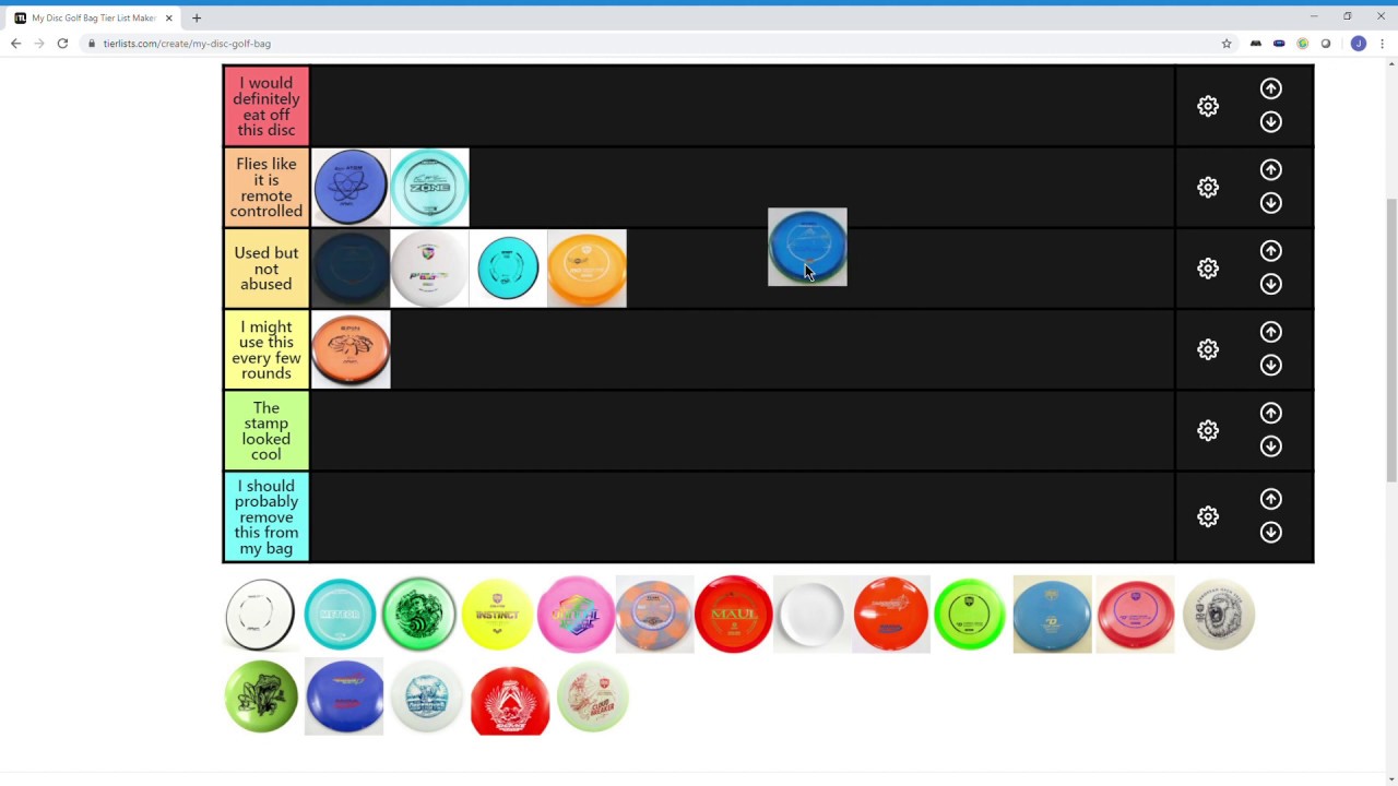 Disc Golf Tier List - YouTube