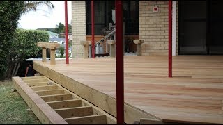How to Lay DECKING , quick way to keep the boards straight