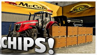 CHIP FACTORY // The Saltiest Delicious Chips EVER // Farming Simulator 22 Gameplay screenshot 4