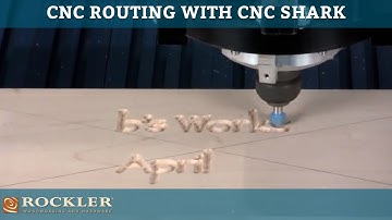 CNC Routing with CNC Shark Presented by Woodworker