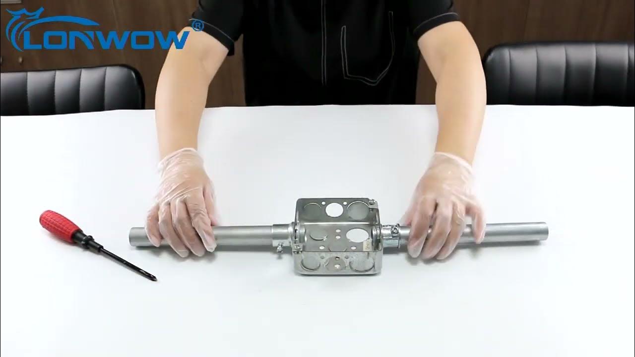 EMT Connector for EMT Conduit to Junction Box YouTube