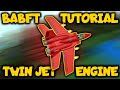 EASY TUTORIAL | Fighter Jet TWIN ENGINE Part Tutorial in Roblox Build a Boat!