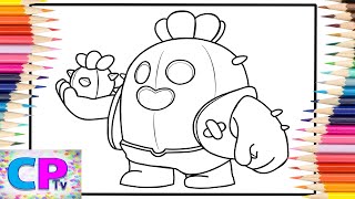 Brawl Stars Spike Coloring Brain - Why Do Cole