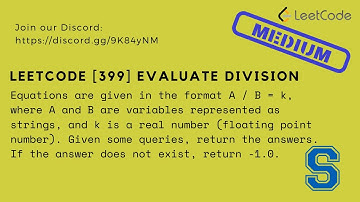 Leetcode [399] Evaluate Division