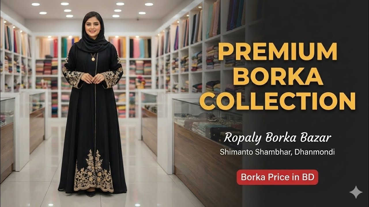 প্রিমিয়াম বোরকা ও হিজাবের সেরা কালেকশন! | Ropaly Borka Bazar | Shimanto Shambhar