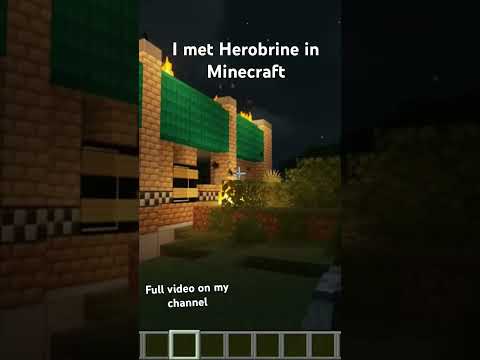 I encountered Herobrine in #minecraft  #trending #funny #gaming #herobrine #streamer #shorts