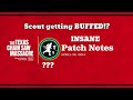 Tcm news the wildest patch notes you will ever see scout buff  the texas chain saw massacre game