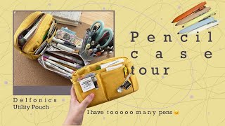 Pencil case tour | Delfonics Utility Pouch and more!