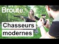 Les chasseurs modernes  broute  canal