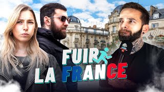 Pourquoi les Français quittent la France ? •   Le Micro-Trottoir (Ft El Rayhan, Lele Andorra)