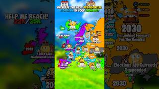 Thumbnail When are the next presidential elections in your country? 💼🗳️ #mapping #countryballs #shorts #maps