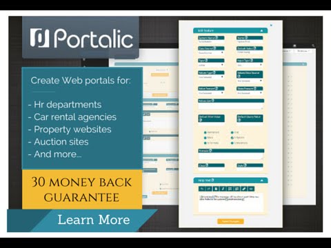 Portalic Wordpress portal builder