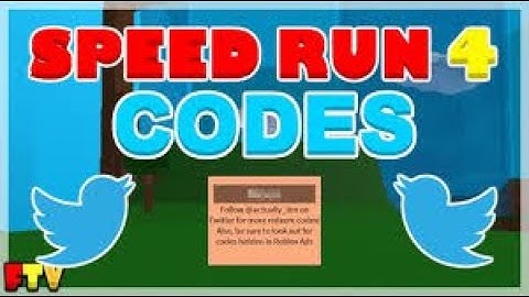 * 2020* ALL WORKING CODES in SPEED RUN 4! (Roblox)