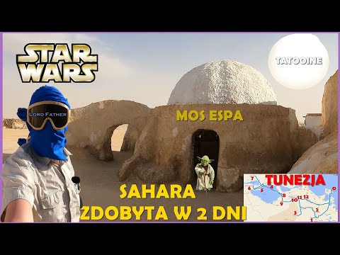 Wideo: Zwiedzanie planów Gwiezdnych Wojen w południowej Tunezji