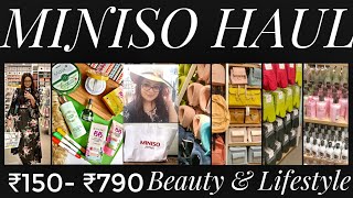 *Giveaway* HUGEEE Miniso Haul! Noida & Lajpat Nagar |Makeup |Skincare |Cute Stuff |Lifestyle