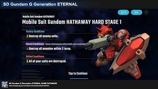 Mobile Suit Gundam Hathaway (HARD 1) 【Full Auto with Free SSR Only】 | SD Gundam G Generation ETERNAL