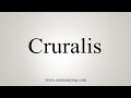 How To Say Cruralis