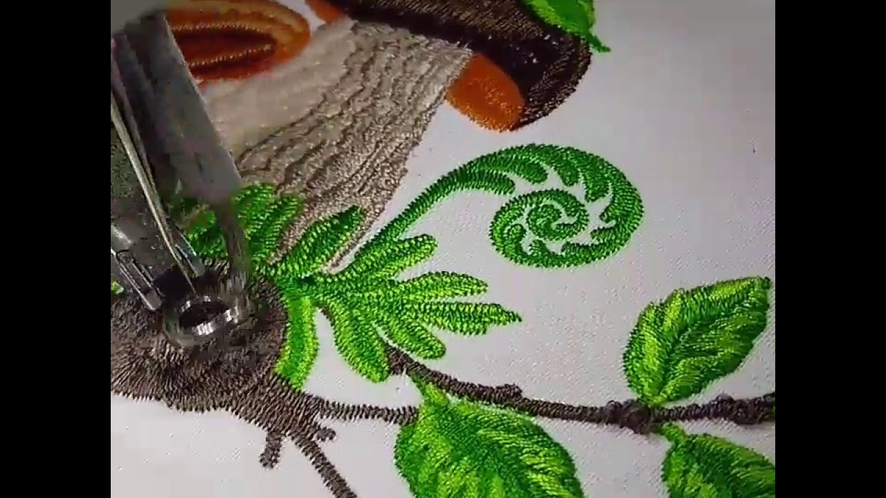 Machine Embroidery Design Forest Mashrooms by Royal Present Embroidery