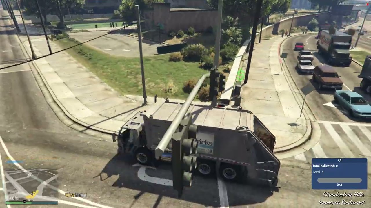 Advanced Garbage Job + Leveling System Script ESX (FiveM)