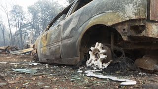 Rural California town nearly wiped out by wildfire