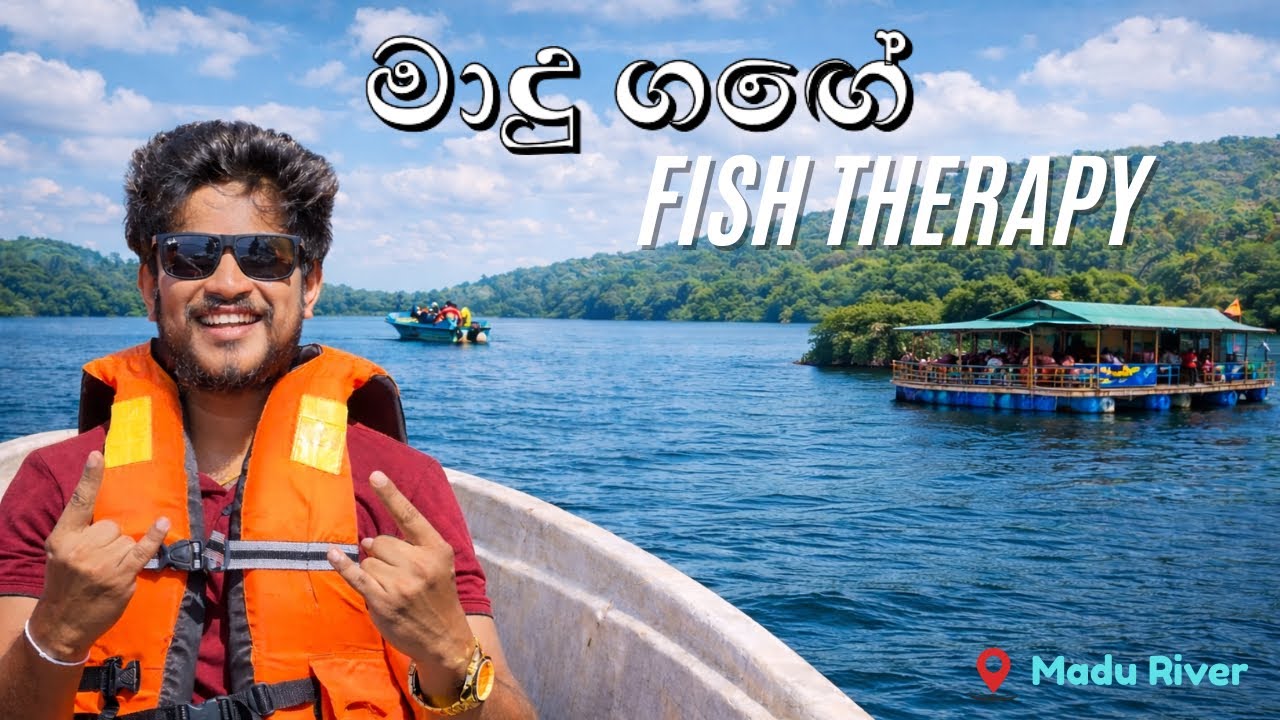 සත පහ දූපතට ගියා | Fish Spa 🐟 🐠| Madu River Part 11